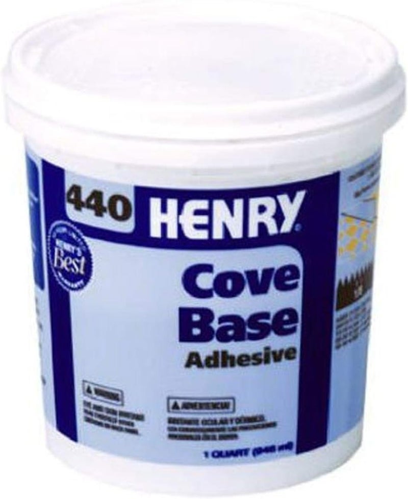 HENRY 440 Cove Base Adhesive - 32 oz Latex-Based Flooring Adhesive